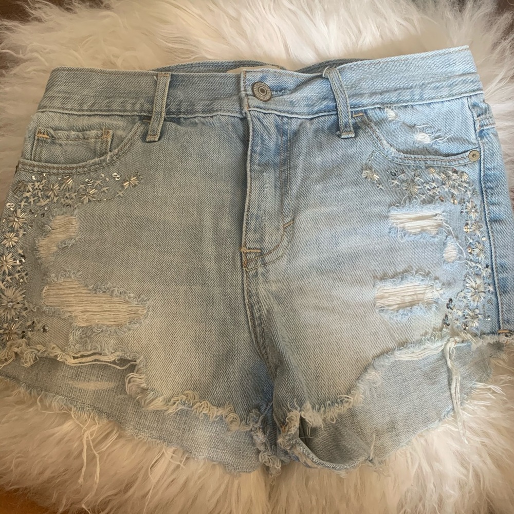 Abercrombie and Fitch high waisted shorts